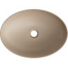 Mexen Cornelia countertop washbasin 50 x 36 cm, Cappucino matt - 21885064
