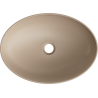 Mexen Cornelia countertop washbasin 50 x 37 cm, matt cappuccino - 21885064