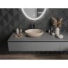 Mexen Cornelia countertop washbasin 50 x 37 cm, matt cappuccino - 21885064