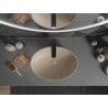 Mexen Cornelia countertop washbasin 50 x 37 cm, matt cappuccino - 21885064