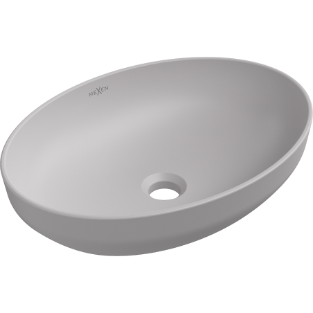 Mexen Cornelia countertop washbasin 50 x 37 cm, matte ash - 21885067
