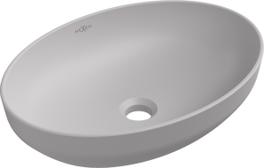 Mexen Cornelia countertop washbasin 50 x 37 cm, matte gray - 21885067