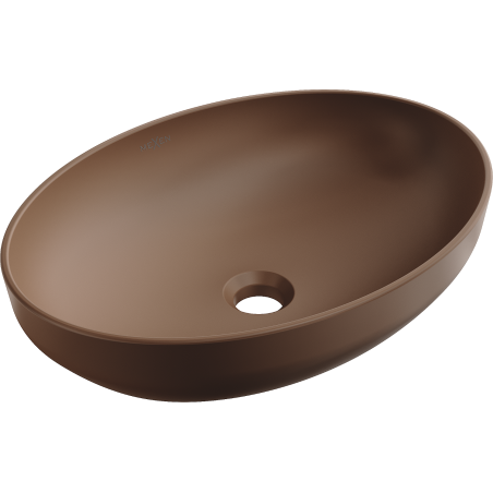 Mexen Cornelia Countertop Washbasin 50 x 37 cm, Matte Brown - 21885068