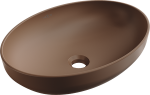 Mexen Cornelia Countertop Washbasin 50 x 37 cm, Matte Brown - 21885068