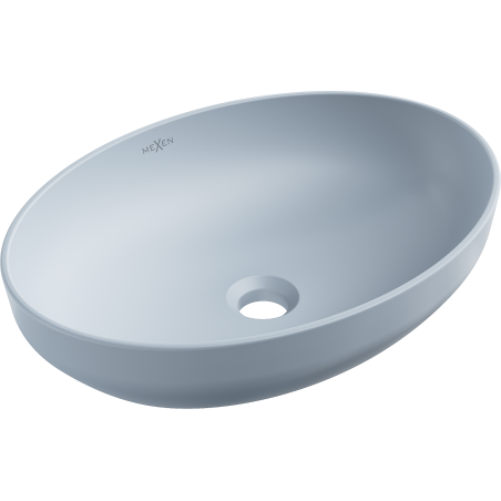 Mexen Cornelia countertop basin 50 x 37 cm, grey-blue matte - 21885069