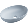 Mexen Cornelia countertop washbasin 50 x 36 cm, Gray blue matt - 21885069