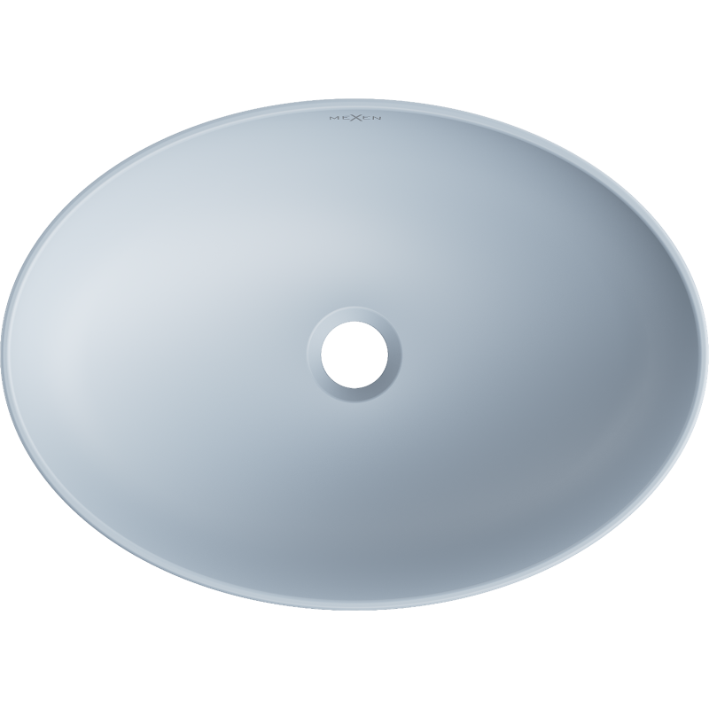 Mexen Cornelia countertop sink 50 x 37 cm, gray-blue matte - 21885069