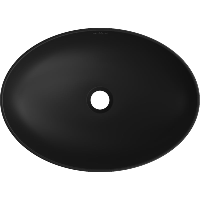 Mexen Cornelia countertop sink 50 x 37 cm, matte black - 21885085