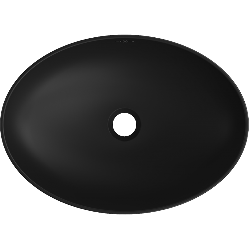 Mexen Cornelia countertop washbasin 50 x 37 cm, matte black - 21885085