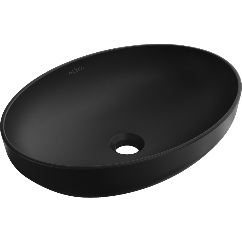Mexen Cornelia countertop sink 50 x 37 cm, black matte - 21885085