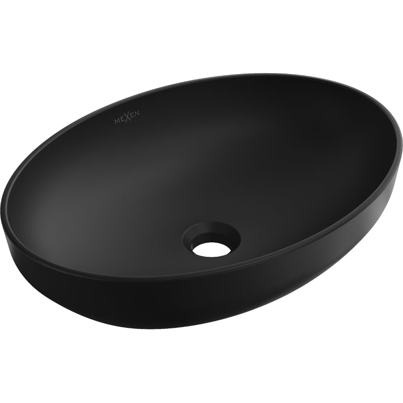 Mexen Cornelia countertop sink 50 x 37 cm, matte black - 21885085