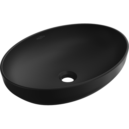 Mexen Cornelia countertop washbasin 50 x 36 cm, Black matt - 21885085