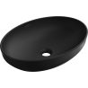 Mexen Cornelia countertop sink 50 x 37 cm, black matte - 21885085