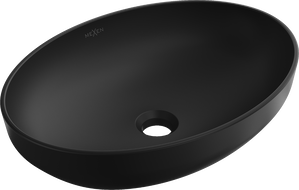 Mexen Cornelia countertop washbasin 50 x 36 cm, Black matt - 21885085