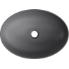 Mexen Cornelia countertop basin 50 x 37 cm, dark grey matte - 21885071