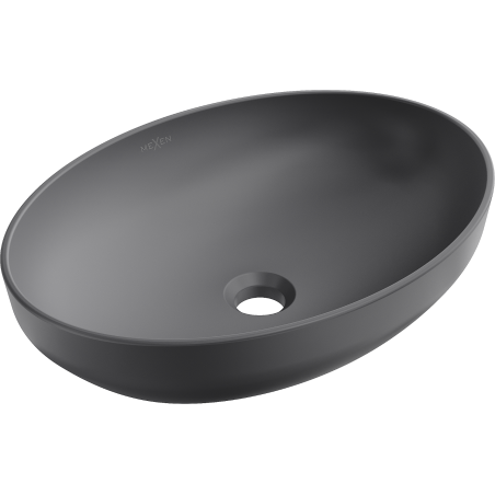 Mexen Cornelia countertop basin 50 x 37 cm, dark grey matte - 21885071