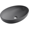 Mexen Cornelia countertop basin 50 x 37 cm, dark grey matte - 21885071