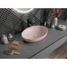 Mexen Cornelia countertop washbasin 50 x 37 cm, matte pink - 21885044