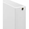 Mexen Flat CCF33 panel radiator 300 x 1100 mm, central bottom connection, 1364 W, white - W6C33F-030-110-00
