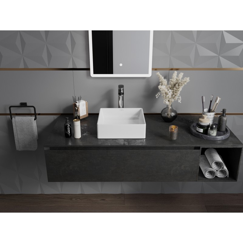 Mexen Goya countertop sink 35 x 35 cm, white - 22183500