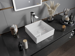 Mexen Goya countertop sink 35 x 35 cm, white - 22183500