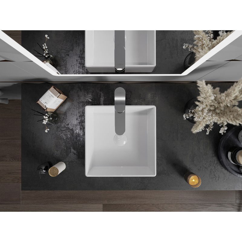 Mexen Goya countertop basin 35 x 35 cm, white - 22183500