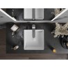 Mexen Goya countertop sink 35 x 35 cm, white - 22183500