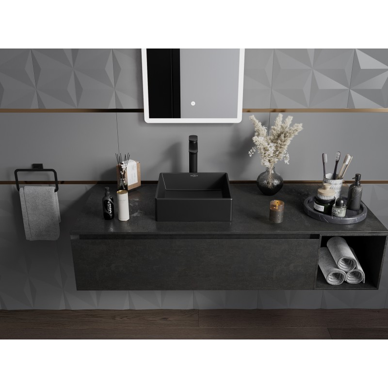 Mexen Goya countertop sink 35 x 35 cm, matte black - 22183585