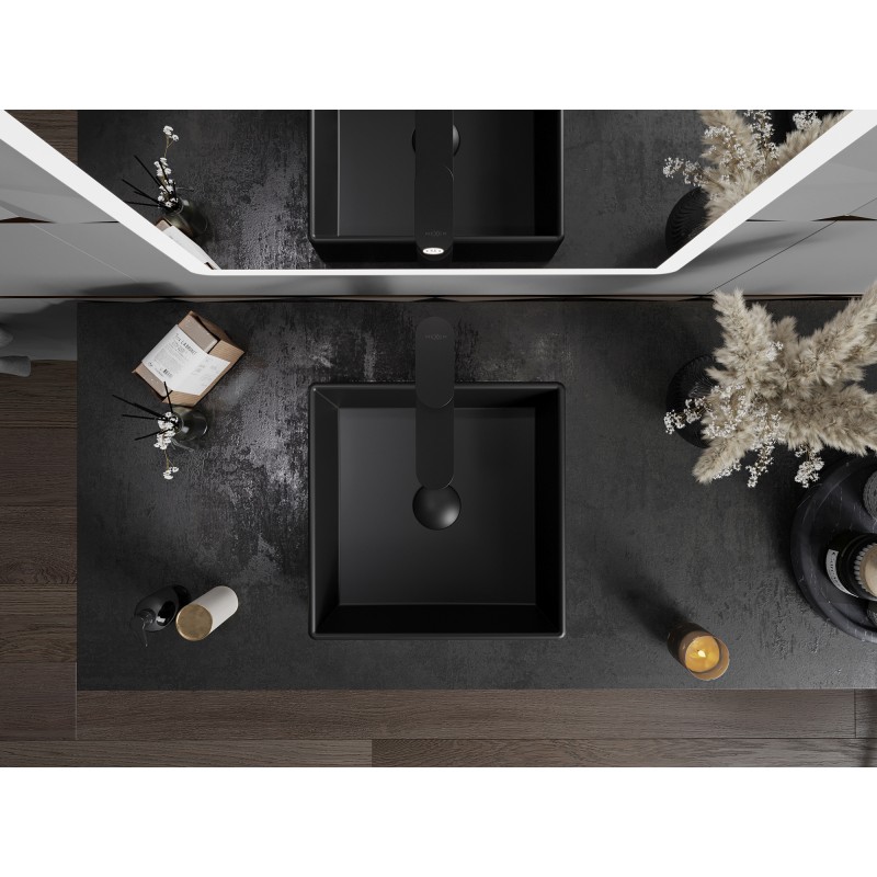 Mexen Goya countertop sink 35 x 35 cm, matte black - 22183585