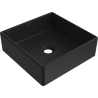 Mexen Goya countertop washbasin 35 x 35 cm, Black matt - 22183585