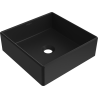 Mexen Goya countertop washbasin 35 x 35 cm, matte black - 22183585