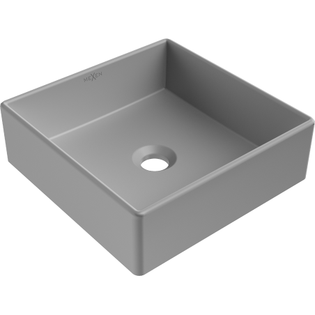 Mexen Goya countertop sink 35 x 35 cm, light gray matte - 22183561