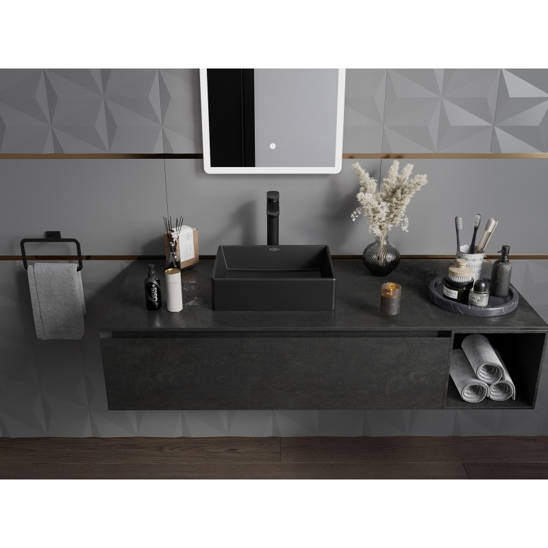Mexen Goya countertop washbasin 40 x 32 cm, matte black - 22184085