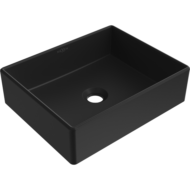 Mexen Goya countertop washbasin 40 x 32 cm, black matte - 22184085
