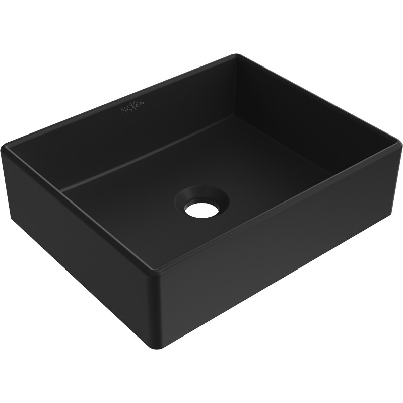 Mexen Goya countertop washbasin 40 x 32 cm, matte black - 22184085