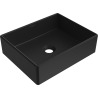 Mexen Goya countertop washbasin 40 x 32 cm, Black matt - 22184085
