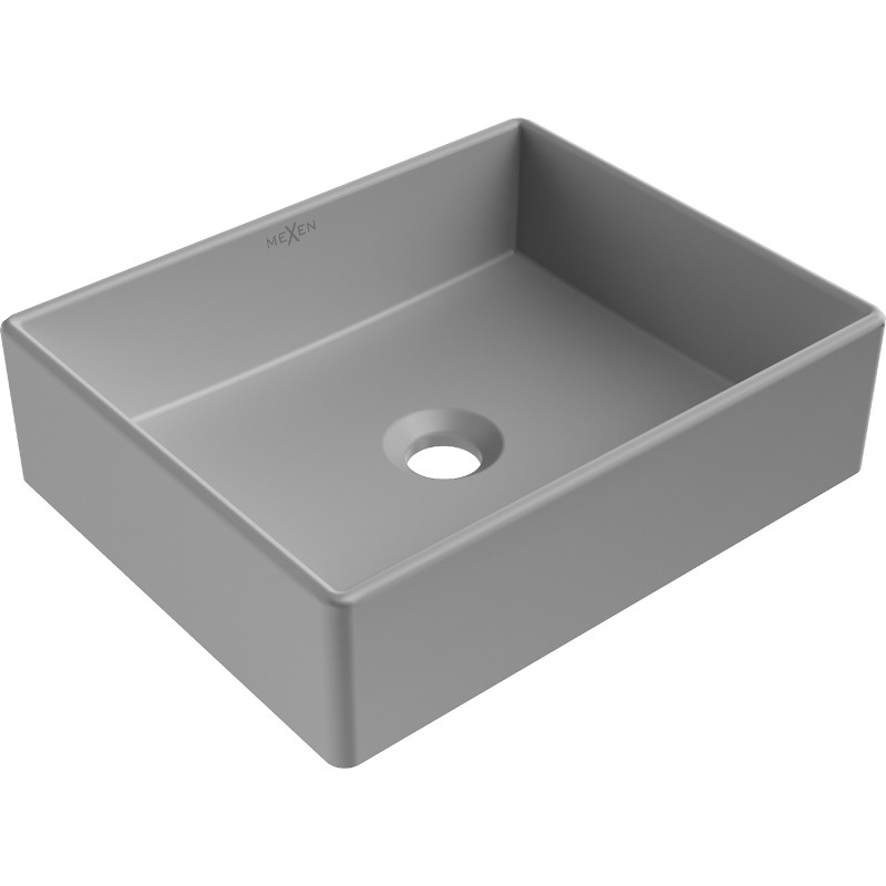 Mexen Goya countertop sink 40 x 32 cm, light gray matte - 22184061