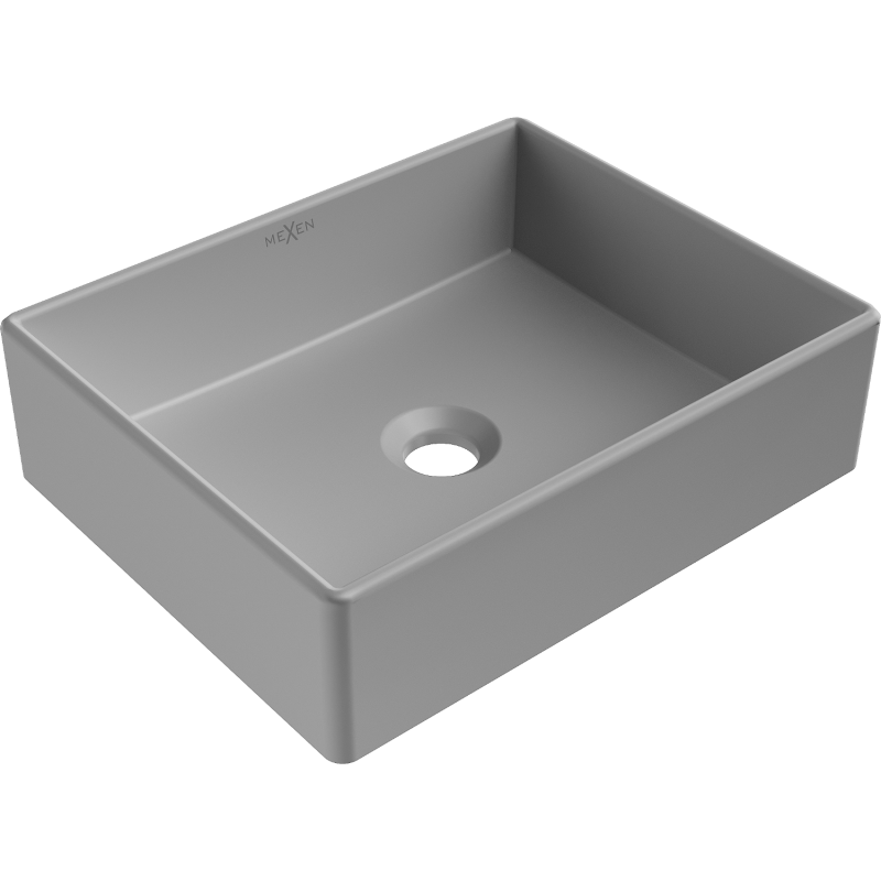 Mexen Goya countertop washbasin 40 x 32 cm, light gray matte - 22184061