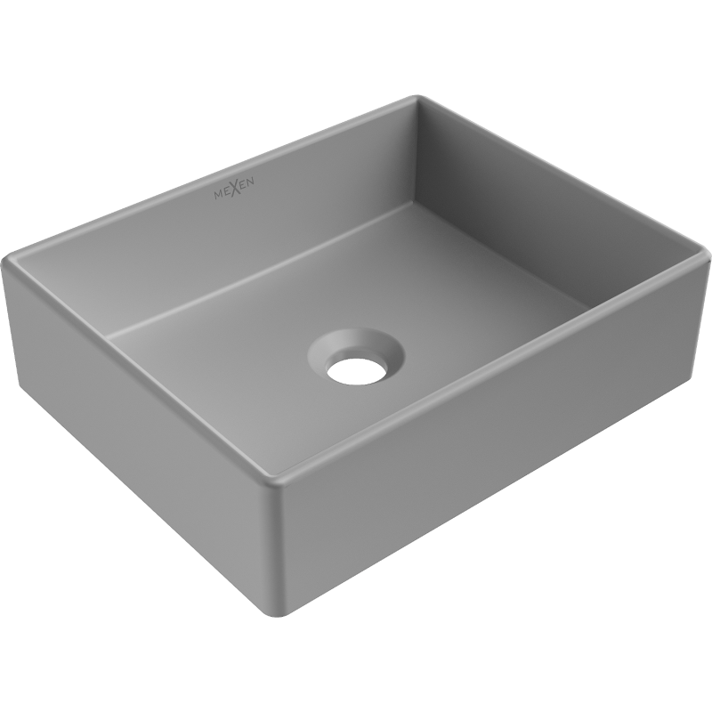 Mexen Goya countertop washbasin 40 x 32 cm, light grey matte - 22184061