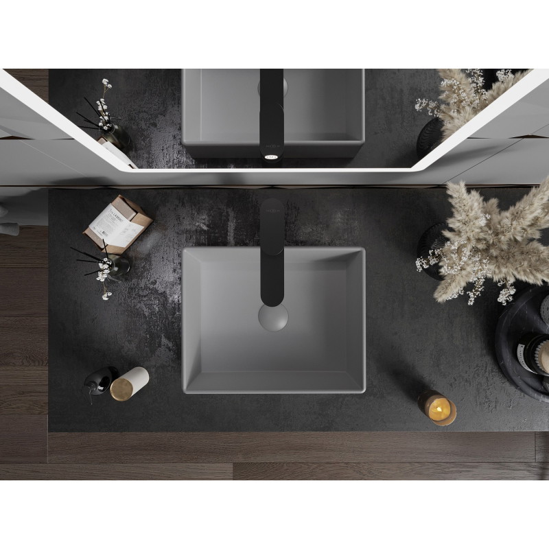 Mexen Goya countertop sink 40 x 32 cm, light gray matte - 22184061
