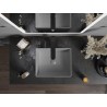 Mexen Goya countertop washbasin 40 x 32 cm, light gray matte - 22184061