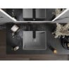 Mexen Goya countertop washbasin 40 x 32 cm, light grey matte - 22184061