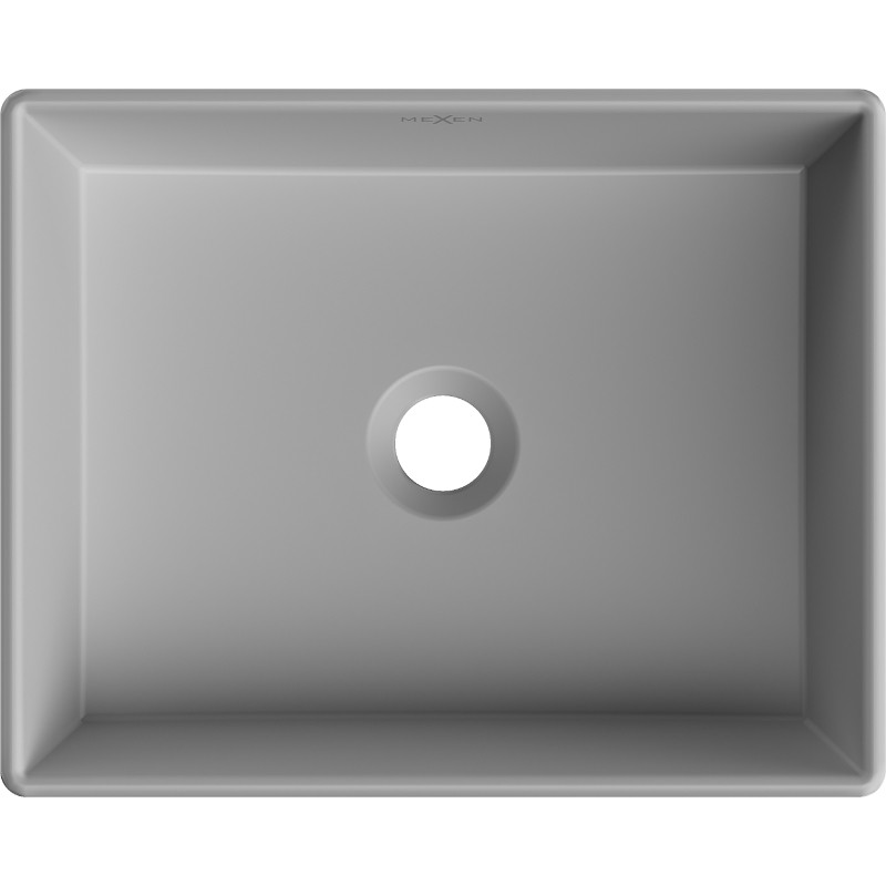 Mexen Goya countertop sink 40 x 32 cm, light gray matte - 22184061