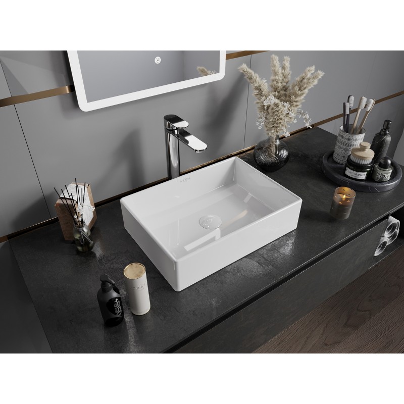 Mexen Goya countertop sink 45 x 32 cm, white - 22184500