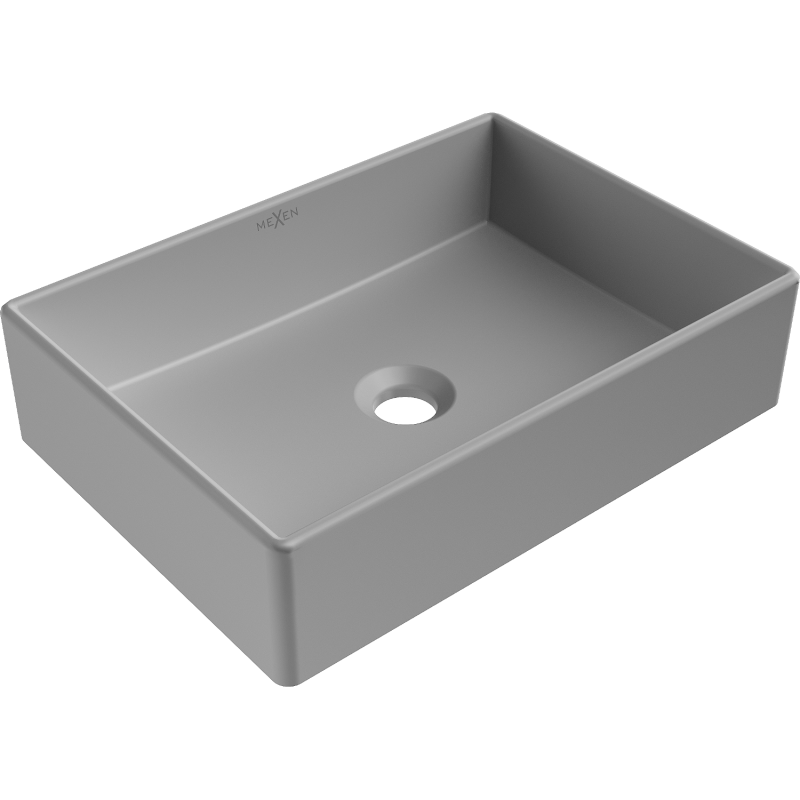 Mexen Goya countertop washbasin 45 x 32 cm, light gray matte - 22184561