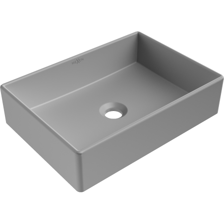 Mexen Goya Countertop Basin 45 x 32 cm, Light Grey Matte - 22184561