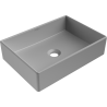 Mexen Goya Countertop Basin 45 x 32 cm, Light Grey Matte - 22184561