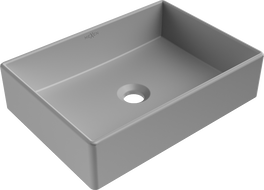 Mexen Goya countertop washbasin 45 x 32 cm, light gray matte - 22184561