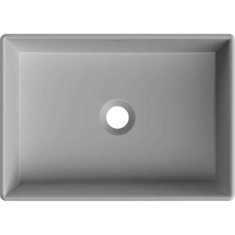 Mexen Goya countertop sink 45 x 32 cm, light gray matte - 22184561