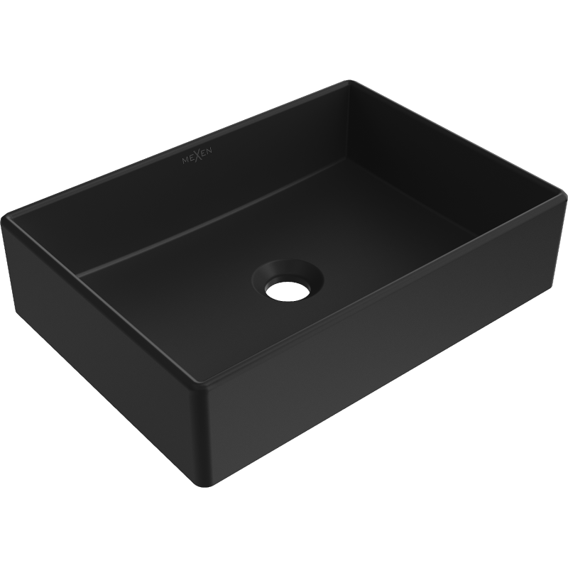 Mexen Goya countertop washbasin 45 x 32 cm, Black matt - 22184585